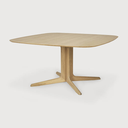 Ethnicraft Vierkante Eettafel Corto Eikenhout, 150 x 150cm
