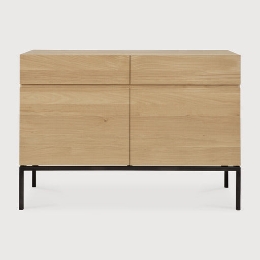 Ethnicraft Dressoir Ligna Geolied Eikenhout - Zwart