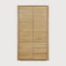 Ethnicraft Kledingkast Shadow Geolied Eikenhout, 200 x 115cm - Naturel