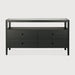 Ethnicraft Dressoir Spindle Gevernist Eikenhout, 150cm - Zwart