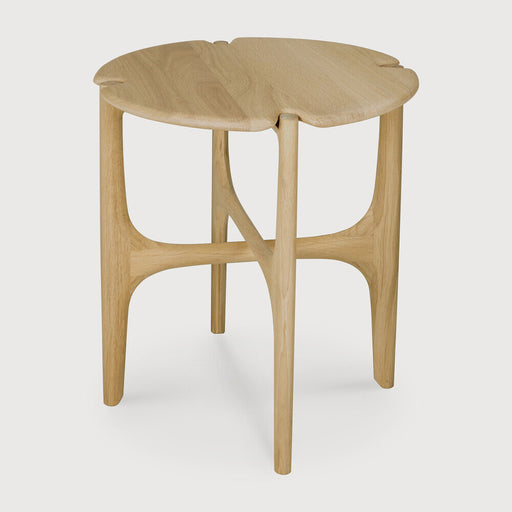 Ethnicraft Ronde Bijzettafel PI Gevernist Hout, 47cm