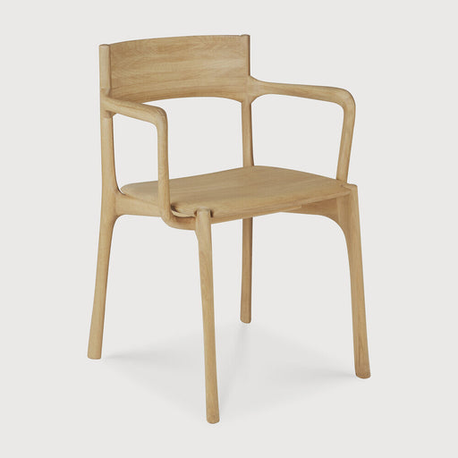 Ethnicraft Eetkamerstoel PI Geolied Eikenhout - Naturel - ThatLyfeStyle