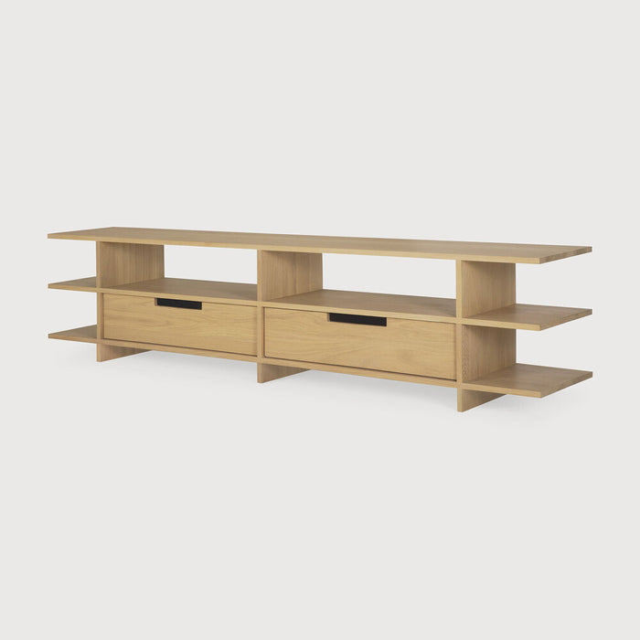 Ethnicraft TV-meubel Kabuki Eikenhout, 200cm - Naturel