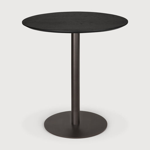 Ethnicraft Ronde Bistrotafel Blend 70cm - Zwart