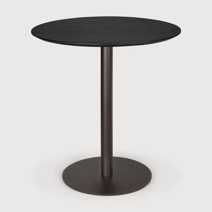 Ethnicraft Ronde Bistrotafel Blend 70cm - Zwart