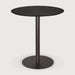 Ethnicraft Ronde Bistrotafel Blend 70cm - Zwart