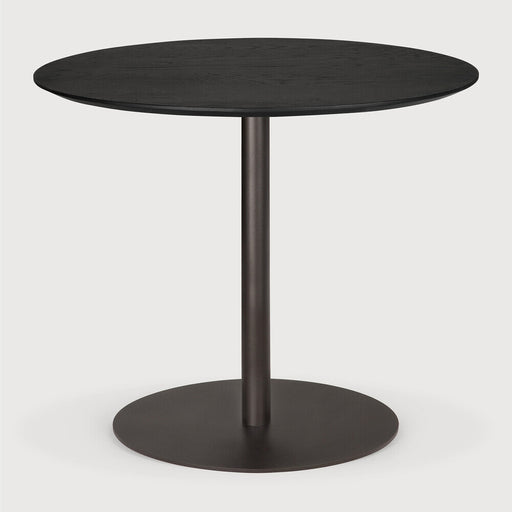 Ethnicraft Ronde Bistrotafel Blend 90cm - Zwart