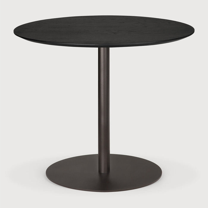 Ethnicraft Ronde Bistrotafel Blend 90cm - Zwart