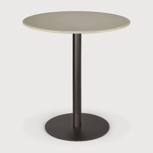Ethnicraft Outdoor Bistrotafel Blend Beton, 70cm - Lichtgrijs - ThatLyfeStyle