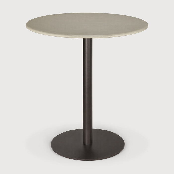 Ethnicraft Outdoor Bistrotafel Blend Beton, 70cm - Lichtgrijs - ThatLyfeStyle