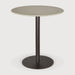 Ethnicraft Outdoor Bistrotafel Blend Beton, 70cm - Lichtgrijs - ThatLyfeStyle