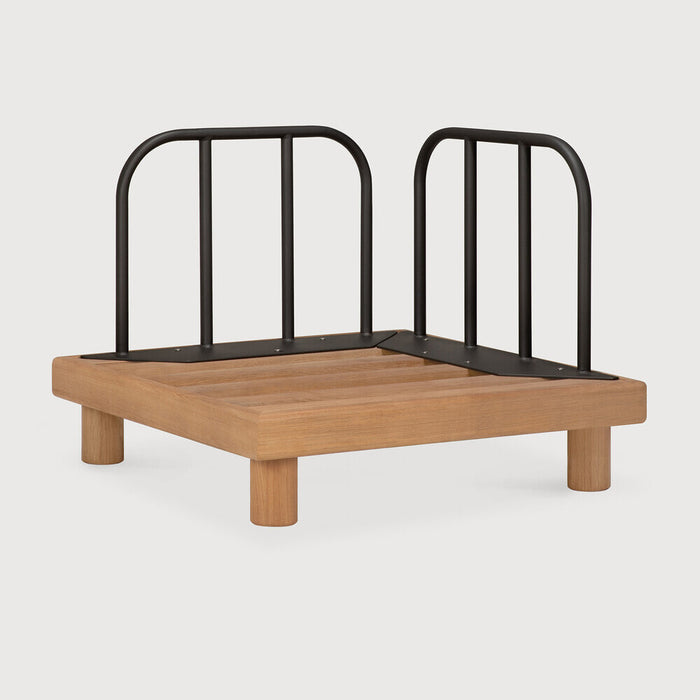 Ethnicraft Modulaire Loungebank Monocle Hoek, Teakhout - Naturel - ThatLyfeStyle