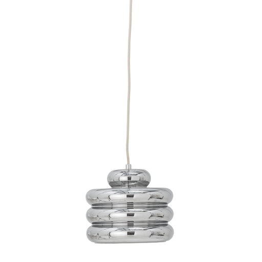 Bloomingville Hanglamp Spike Glas, 24cm - Zilver