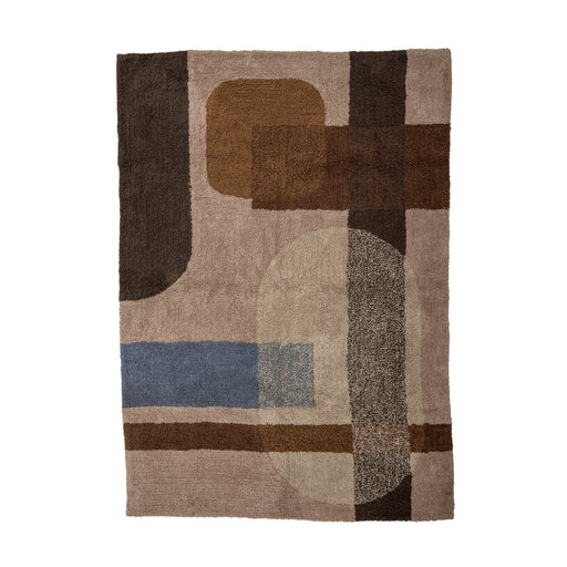 Bloomingville Vloerkleed Zofia 140 x 200cm - Bruin - ThatLyfeStyle