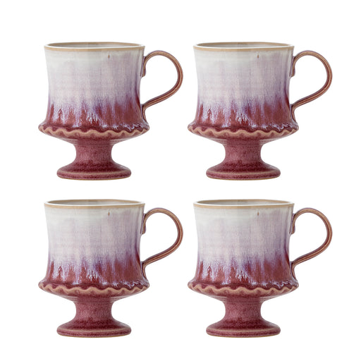 Bloomingville Mok Odile Set van 4 stuks - Roze