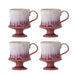 Bloomingville Mok Odile Set van 4 stuks - Roze