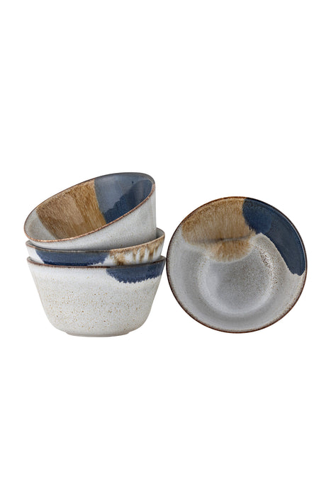 Bloomingville Schaal Jules Set van 4 stuks - Blauw