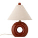 Bloomingville Ronde Tafellamp Panja 42cm hoog - Rood