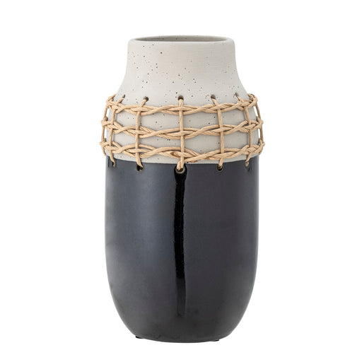 Bloomingville Vaas Janie 32cm hoog - Zwart - ThatLyfeStyle