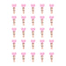 QUVIO Wasknijpers mini - 25 stuks - Hout - Roze