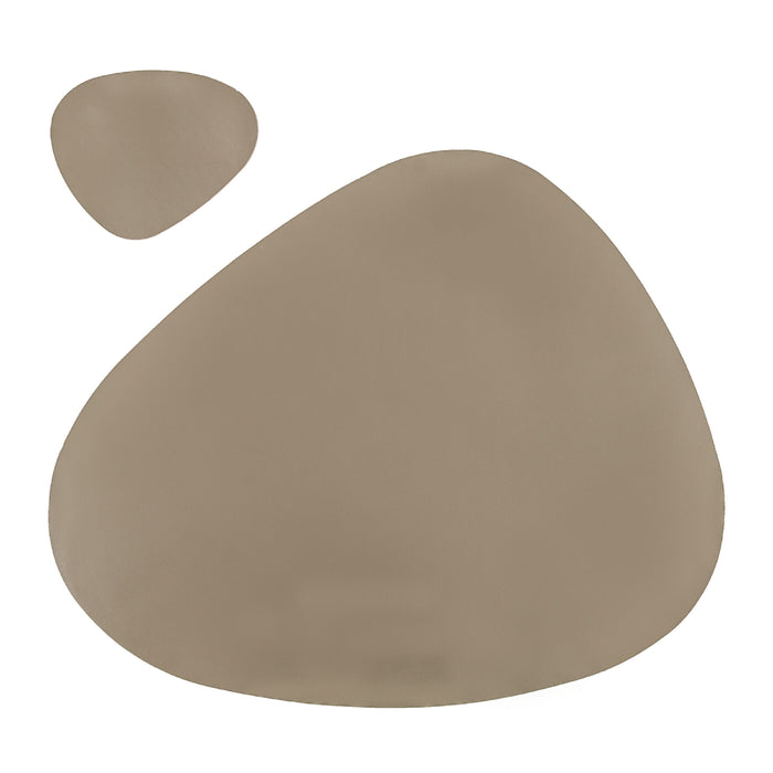 Krumble Placemat en onderzetter set - PU Leer - Champagne