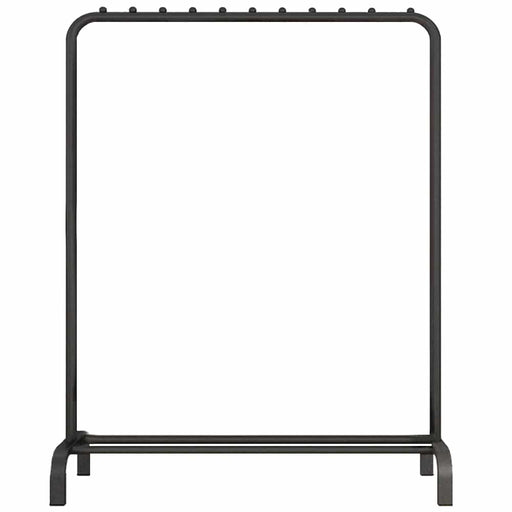 QUVIO Kledingrek met schoenen opbergruimte - 40 x 110 x 150 cm - Zwart
