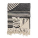 Bloomingville Plaid Anek 150 x 130cm - Zwart