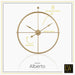 LW Collection Wandklok XL Alberto goud - ThatLyfeStyle