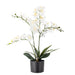 Bloomingville Kunstbloem Orchid 84cm hoog - Wit