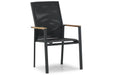 Presto Ricadi dining tuinstoel stapelbaar met teak arm
