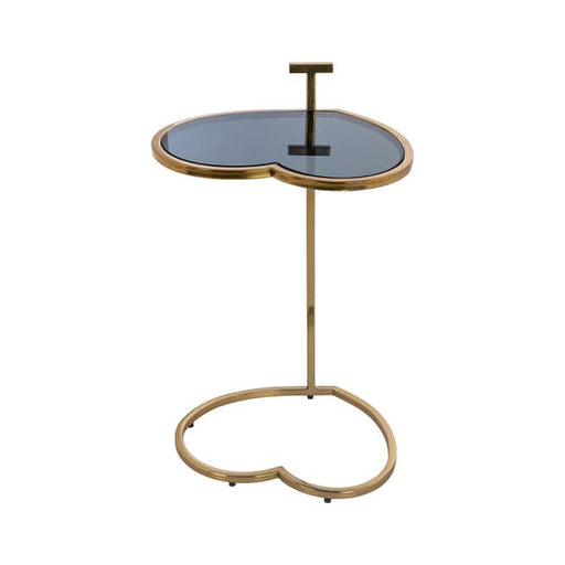 Richmond Bijzettafel 'Love' 41 x 34cm Brushed Gold - ThatLyfeStyle