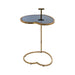 Richmond Bijzettafel 'Love' 41 x 34cm Brushed Gold - ThatLyfeStyle