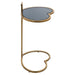 Richmond Bijzettafel 'Love' 41 x 34cm Brushed Gold - ThatLyfeStyle