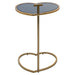 Richmond Bijzettafel 'Love' 41 x 34cm Brushed Gold - ThatLyfeStyle