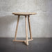 Ethnicraft Ronde Bijzettafel Tripod Hout, 46cm