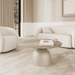 Sohome Ronde Salontafel Charis Marmer, 80cm - Beige - ThatLyfeStyle
