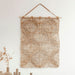 MUST Living Wanddecoratie Round&Round Abaca en Teakhout, 107 x 71cm - Naturel - ThatLyfeStyle