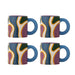 Bloomingville Mok Salacia Set van 4 stuks - Meerkleurig