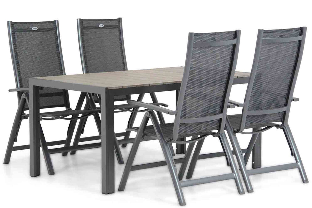 Hartman Royal Club/Young 155 cm dining tuinset 5-delig