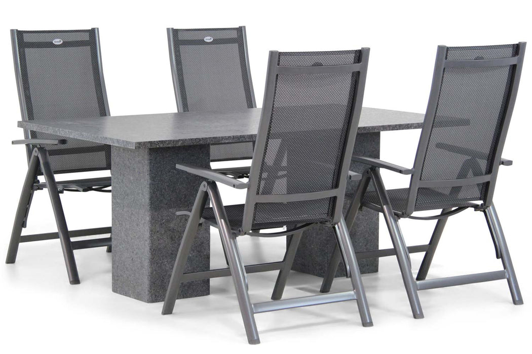 Hartman Royal Club/Graniet 180 cm dining tuinset 5-delig