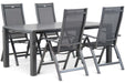 Hartman Royal Club/Munster 180 cm dining tuinset 5-delig