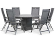 Hartman Royal Club/Graniet 140 cm dining tuinset 5-delig