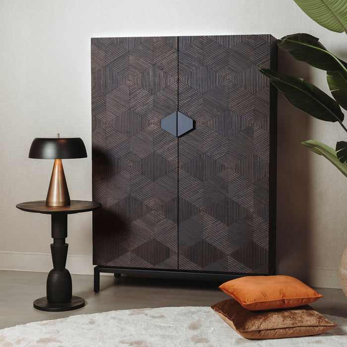 Tower Living Opbergkast San Marino Eiken, 160 x 110cm - Bruin