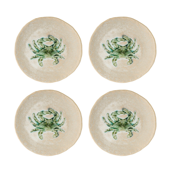 Bloomingville Bord Hadden Krab, Set van 4 stuks - Groen