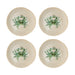 Bloomingville Bord Hadden Krab, Set van 4 stuks - Groen