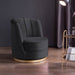 Artistiq Living Draaibare Fauteuil Meggie Velvet - zwart - ThatLyfeStyle