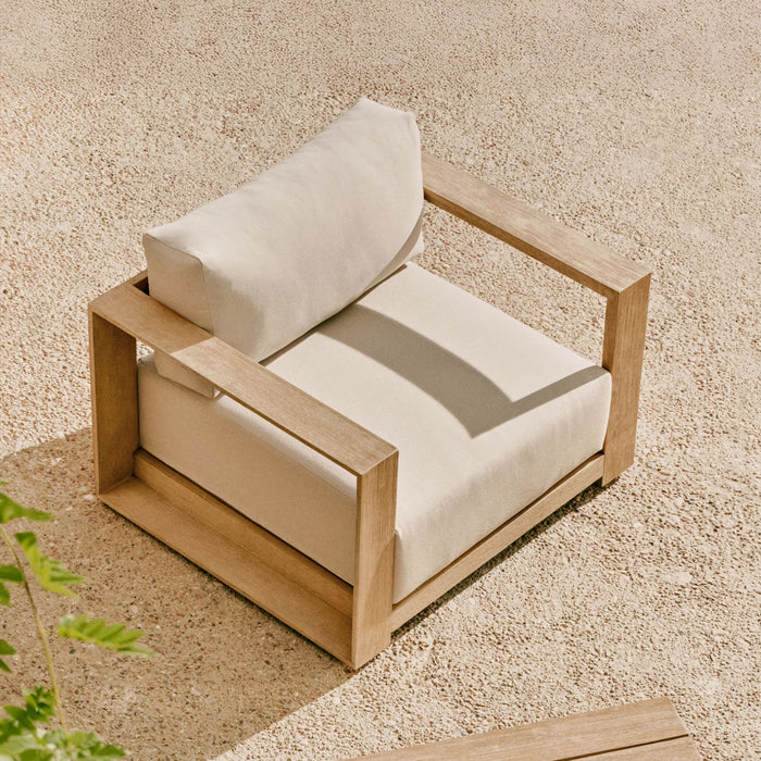Kave Home Fauteuil Ambra Acaciahout - Beige
