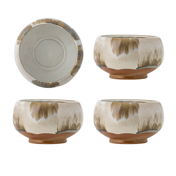 Bloomingville Schaal Jade Set van 4 stuks - Naturel