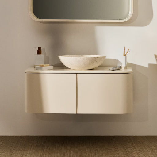 Kave Home Badkamermeubel Salaya 90 x 45cm - Beige (excl. waskom)