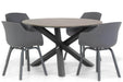 Lifestyle Salina/Ancona 125 cm dining tuinset 5-delig
